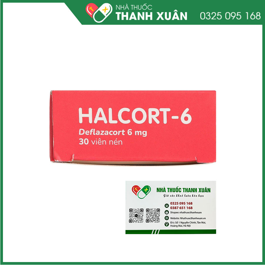 Halcort-6 thuốc chống viêm và ức chế miễn dịch